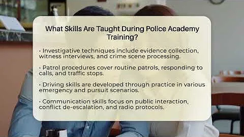 What Skills Are Taught During Police Academy Training? - Law Enforcement Insider