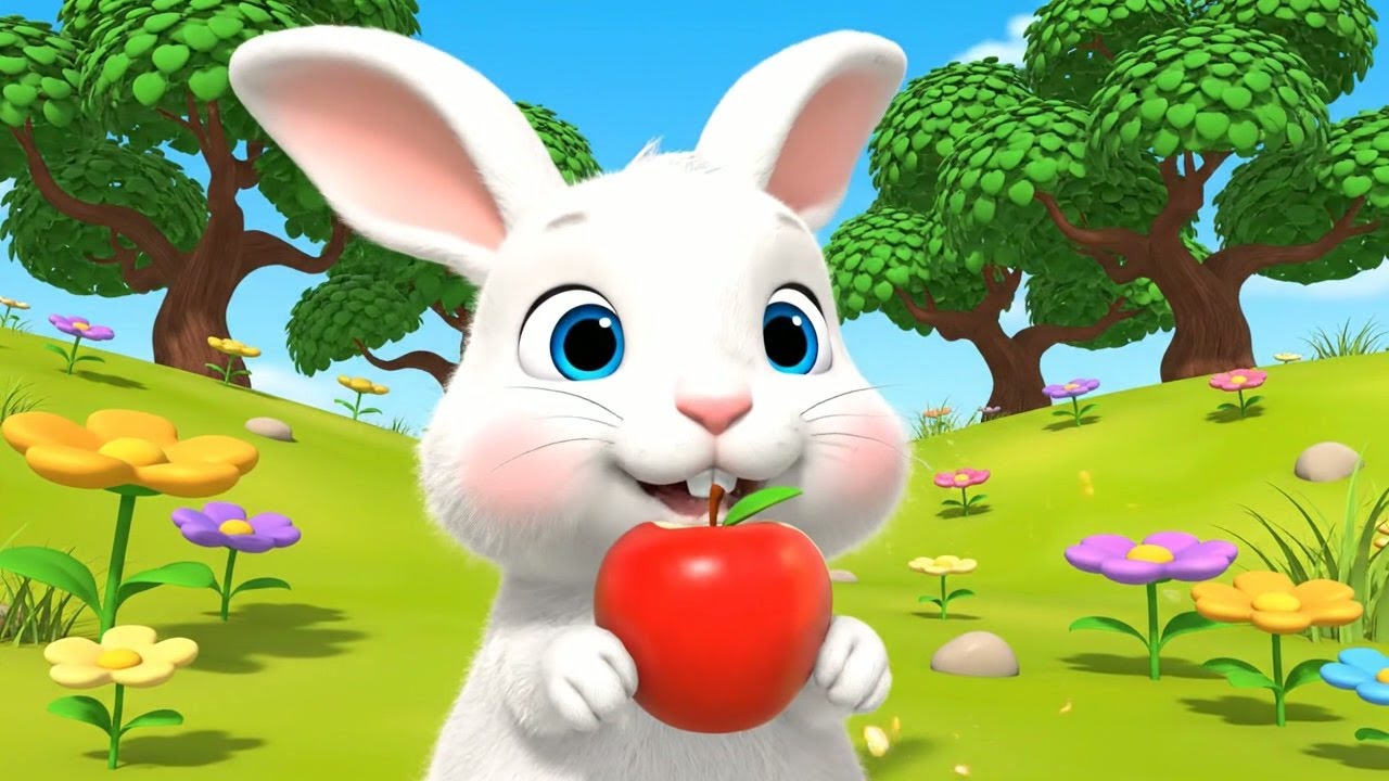 Oops! Baby Bunny Chased the Rolling Apple Adventure | Nursery Rhymes for Kids & Baby Songs