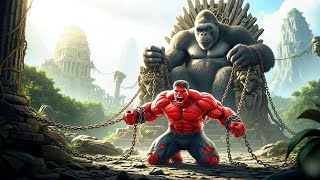 Red Hulk vs King Kong &amp; Godzilla – Epic Full Fight Compilation (4K Cinematic)