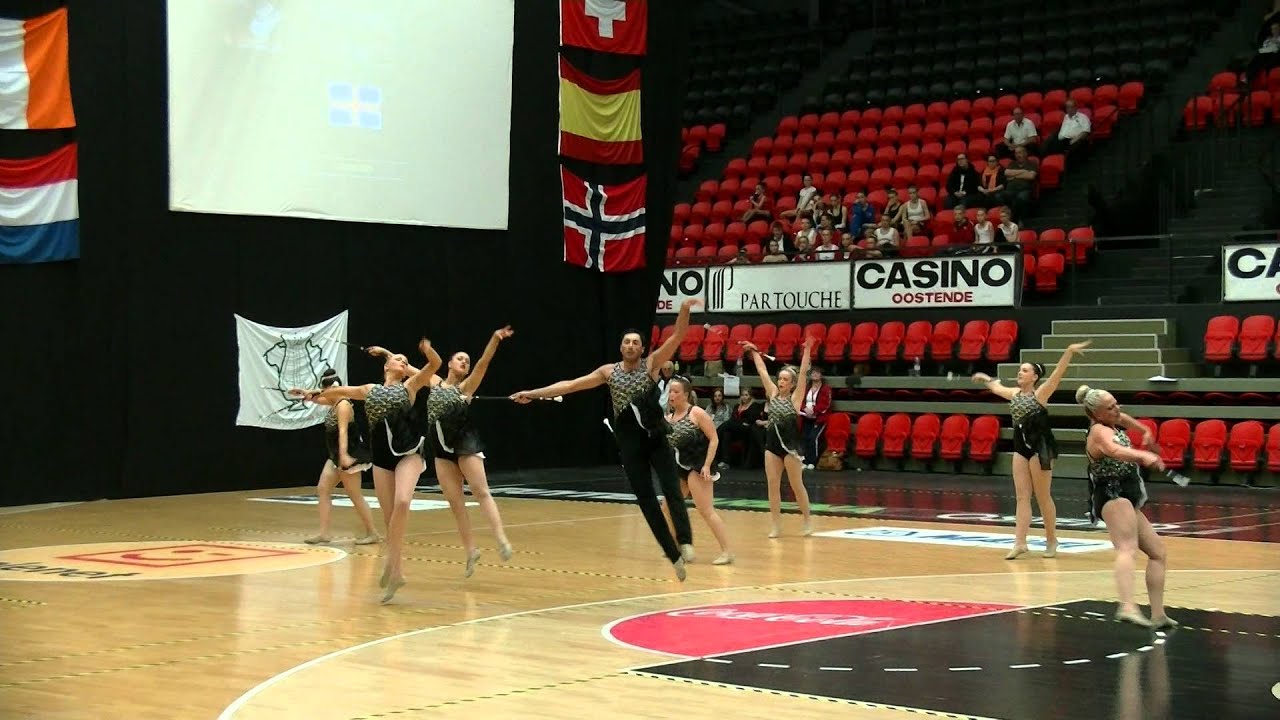 twirlladies tv team England EC Belgium 2014