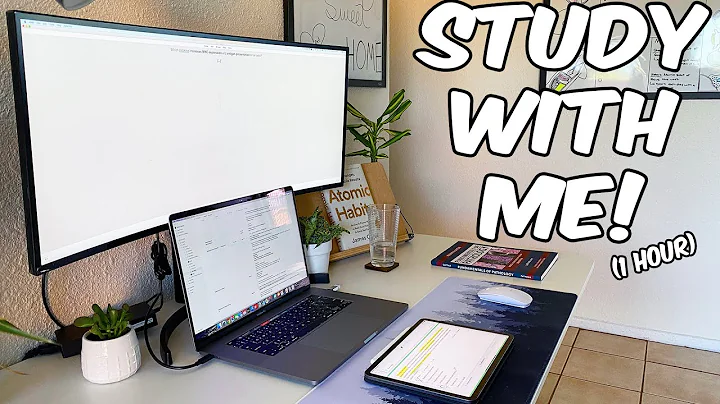 Study With Me - 1 Hour (w/ Chill Music)
