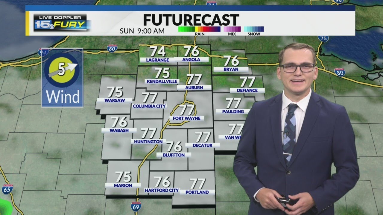 A hot and very humid start to the week - YouTube