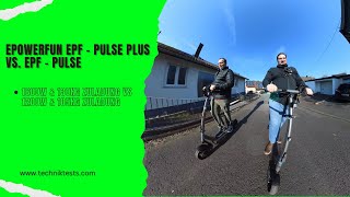 ePowerFun ePF-Pulse Plus 1600W with 130kg payload vs ePF-Pulse 1200W with 105kg payload on a 22% ...