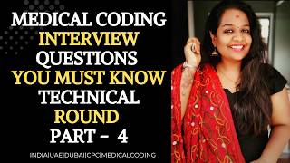 10 Medical Coding Technical Interview Questions You MUST Know | Part 4 | CPC & Freshers
