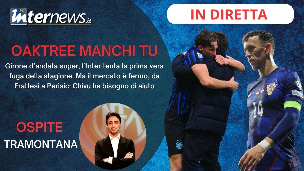 INTER in campo SUBITO e dal MERCATO nessun AIUTO: OAKTREE cosa fai? FRATTESI, PERISIC...
