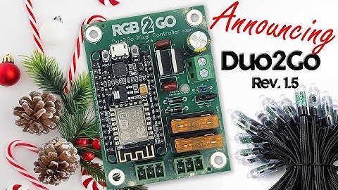 Duo2Go Pixel Controller - Revision 1.5 Announcement