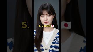 Top 10 country most beautiful 😍❤️ Women actress in the world 🌎#trendingshorts #viralvideo