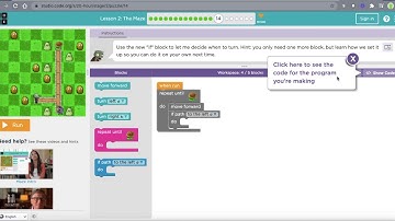 Solutions to: Code Studio Lesson 2  The Maze 1-20