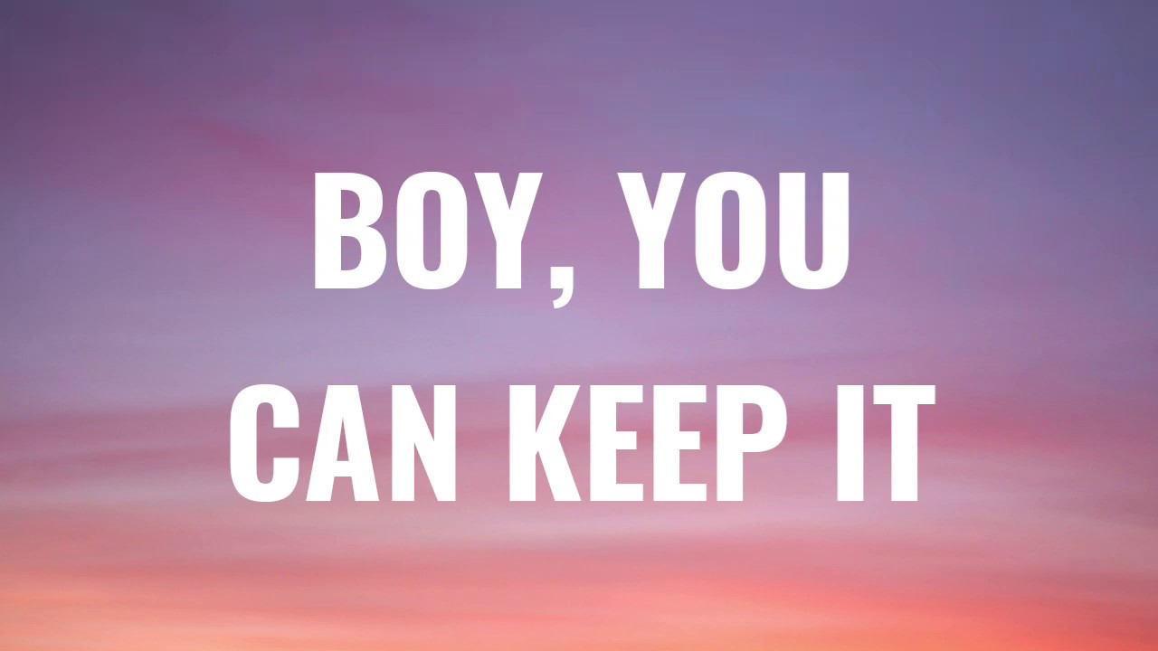 Alex Newell - Boy, You Can Keep It (Lyrics)