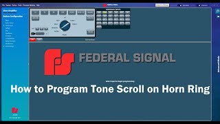 Convergence Software - How to Set Up Tone Scroll Using Horn Ring