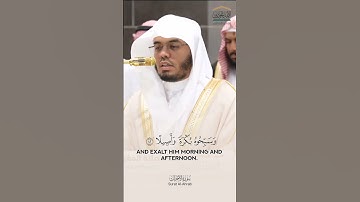 يا أيها الذين آمنوا اذكروا الله ذكرا كثيرا تلاوات_ياسر #ياسرالدوسري #ياسر #راحة_نفسية
