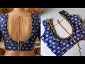 Blouse back neck Design Cutting and Stitching /Blouse Designs 2025 /blouse ki design back 