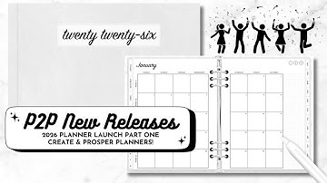 2026 PLANNER LAUNCH DAY IS HERE! 🎉 | BEST Customizable Digital Planners - Create & Prosper Planner 🤩