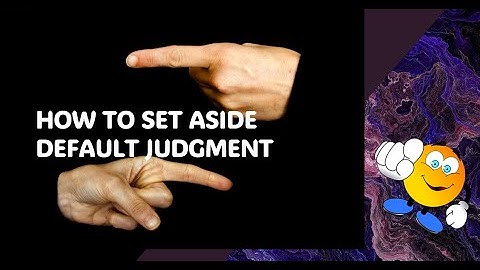 HOW TO SET ASIDE A DEFAULT JUDGMENT? #disputeresolution #uk #caribbean #lpc #sqe2 #legal #law