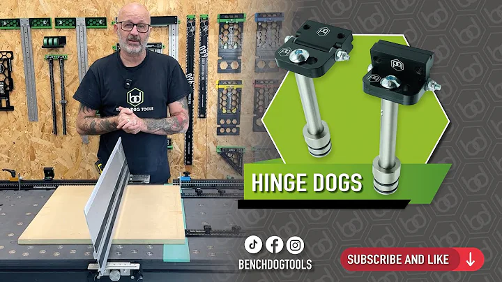 The Best of British-Made Tools for Your MFT –  Benchdog Hinge Dog Demonstration | Easy Setup