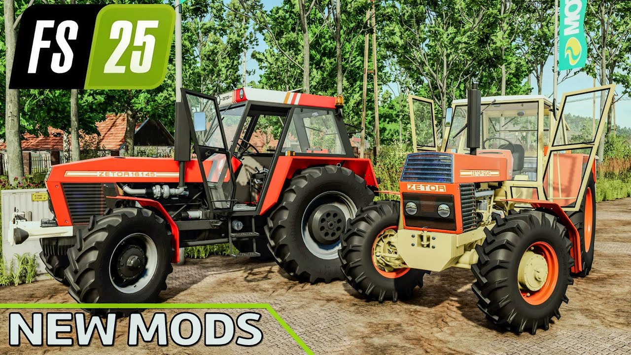 Old ZETOR pack by Kasztan18 - High detail mod | NEW MODS | Farming Simulator 25