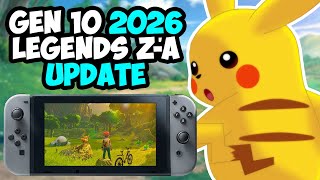 Pokemon Gen 10 Rumored For 2026 & Small Update On Legends Z-A