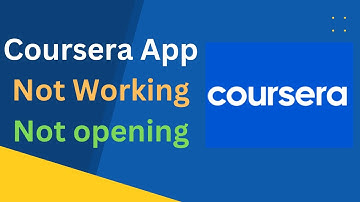 How to Fixed Coursera App Not opening Not working || Fixed Coursera App loading or crashing problem