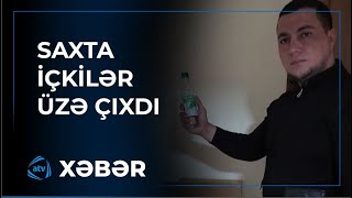 Saxta içkilər hazırlayanlar tutuldu