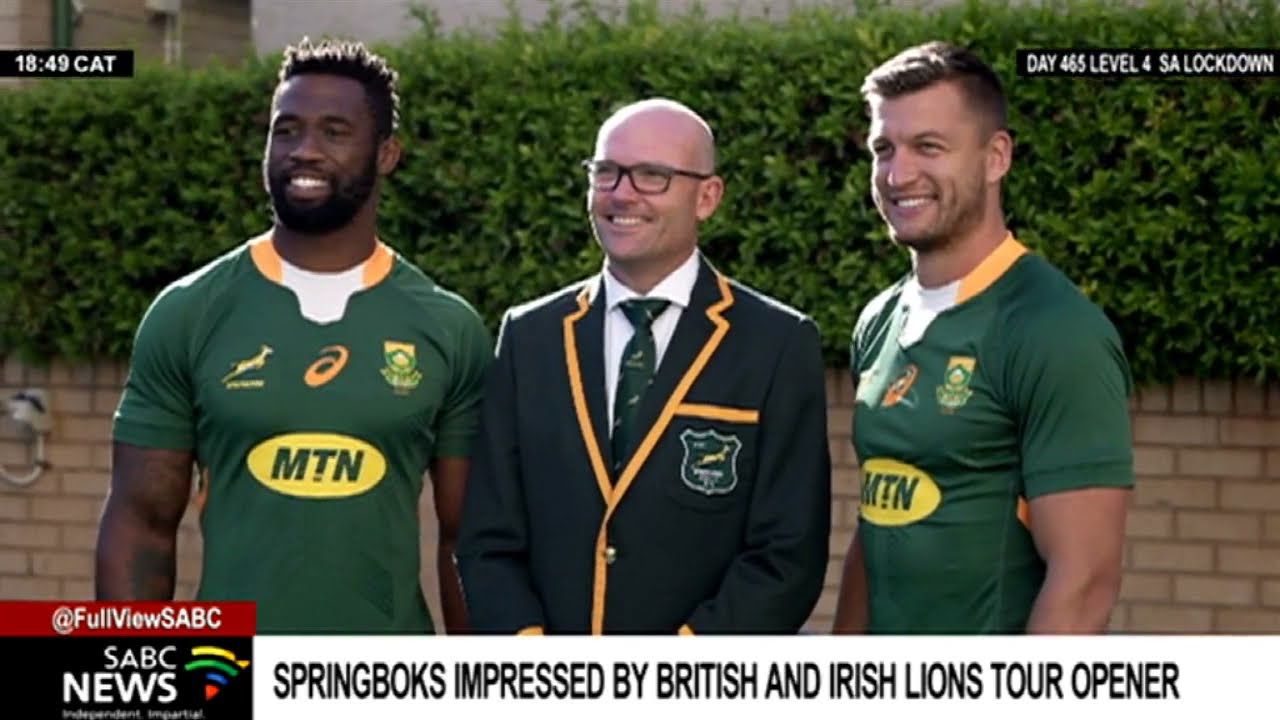 Springboks Impressed By The British And Lions Tour Opener Youtube
