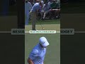 Cameron Young watched Rory miss his par putt... #shorts #golf #masters