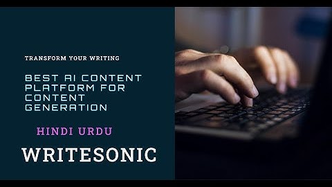 Writesonic AI Review & Tutorial in Hindi Urdu