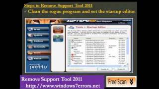 Remove Support Tool 2011: Effective video Tutorial to Prevent This Cyber Infection