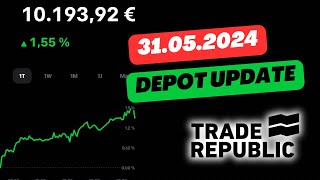 +156,04€ 🚀 NVIDIA KNOCK OUT ZERTIFIKAT GEKAUFT - Mein TRADE REPUBLIC Depot vom 31.05.2024