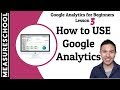 How to analyse data with Google Analytics | Lesson 3