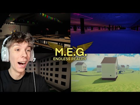 This Is One Of My New Favorite Roblox Backrooms Games! M.E.G. Endless Reality.
