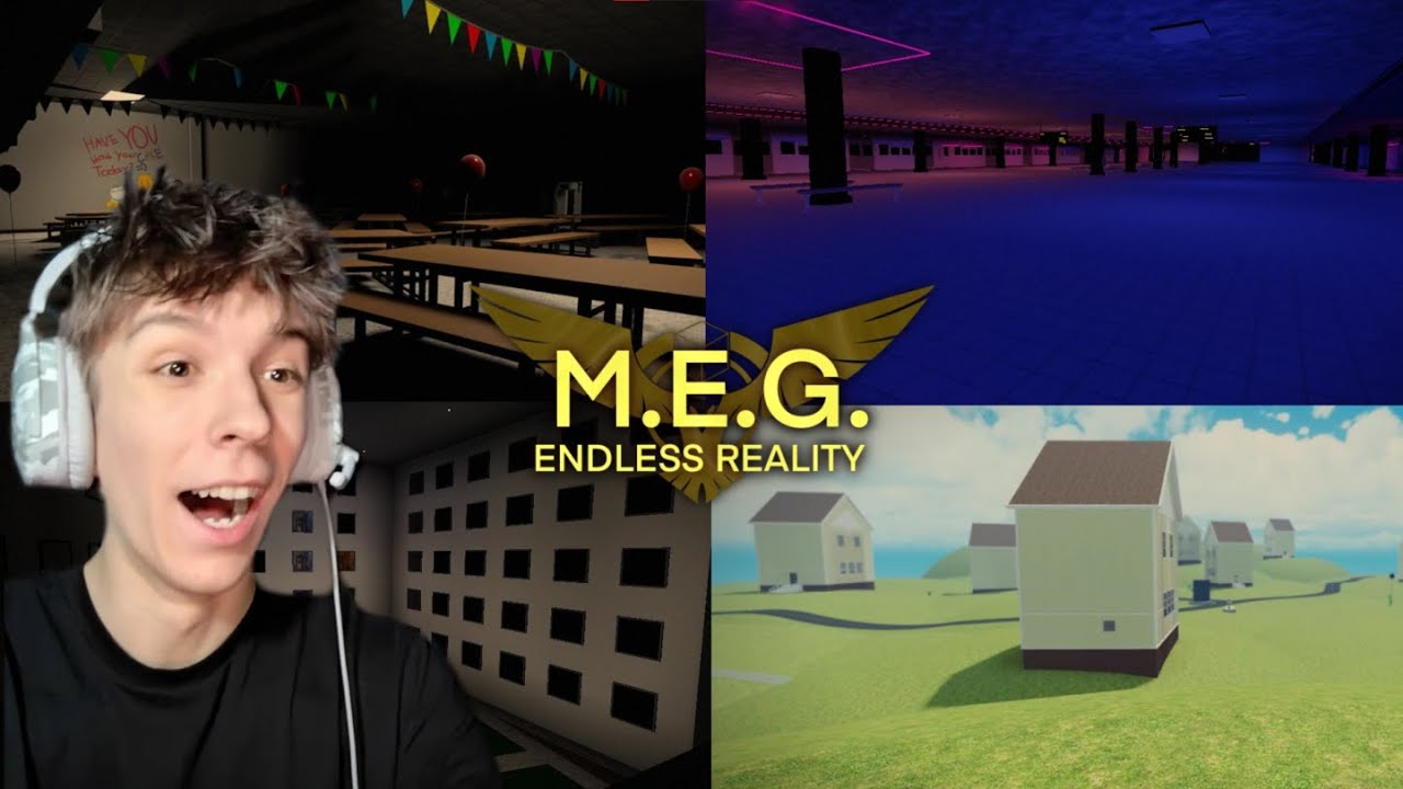 This Is One Of My New Favorite Roblox Backrooms Games! M.E.G. Endless Reality.