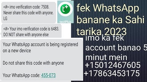 Free Us Number | How to get Free Phone Number for Verification#howtocreatefakewhatsappaccount