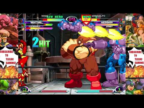 MvC2 Mvci Umvc3 SPIDERJUAN vs BONES2 pt 2