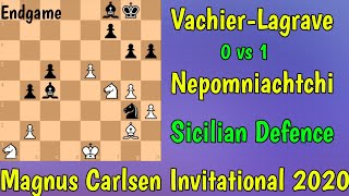 Maxime Vachier-Lagrave vs Ian Nepomniachtchi | Manus Carlsen Invitational (2020) #chess