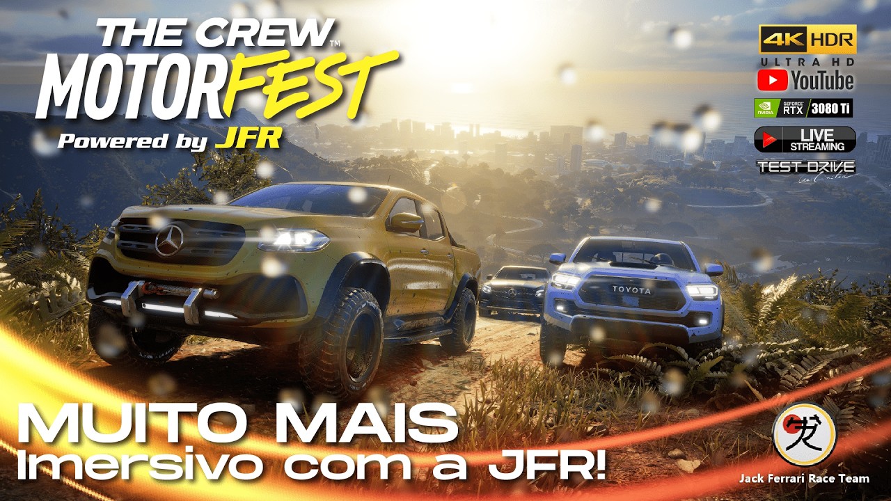 🔴 MUITO mais IMERSIVO🔥The Crew Motorfest Powered by JFR - Ultra Realistic Graphics - RTX 3080 TI🔴