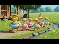 Five Little Ducks Went Swimming | Kids Songs | Learning Nursery Rhymes