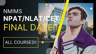 Nmims NPAT/NLAT/CET Result Date Final - All Courses | Nmims Mumbai | NPAT | Harshit Chauhan