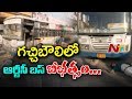 RTC bus runs over 3 at Gachibowli bus stop in Hyd