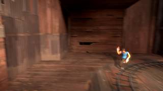 [SFM] Short: Scout runs into a wall and explodes by dropping his hand