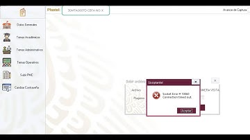 SEMS SISSI resuelve Errores Socket Error #10060 Connection timed out