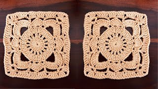 Crochet Willow Granny Square Tutorial - Clearly explained!