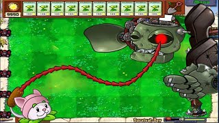 Plants vs Zombies Hack | 9999 Cattail + Snow Pea + Gatling Pea vs Dr. Zomboss