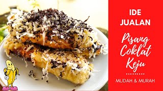 Cara membuat pisang coklat keju goreng crispy untuk ide jualan kekinian