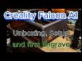 Creality Falcon A1, Unboxing,  Setup and first Engrave #education #business #money #fun #art #design