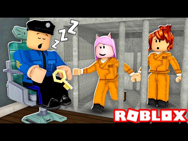 Roblox - ESCAPANDO DA PRISÃO COM MINHA MÃE (New Prison Escape Obby)