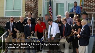 New County Building Ribbon Cutting Ceremony 8/23/2016