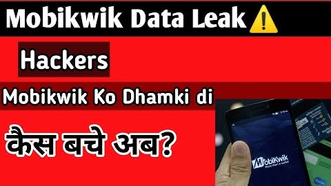 Mobikwik Hack Data Leak, Hacker