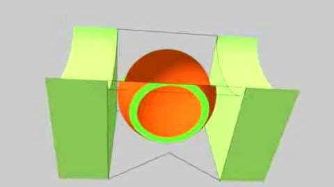 LightWave 3D - Boolean 3D section render example 02