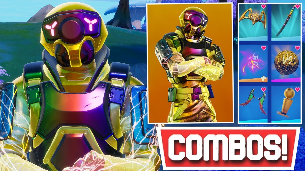 *NEW* BEST STORMFARER SKIN [AURIC BLAZE STYLE] [CHAPTER 3 SEASON 3 BATTLE PASS] COMBOS! | Fortnite