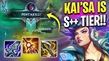 WILD RIFT | KAISA IS BROKEN WITH THIS NEW BUILD! (FIRST PENTA OF PATCH 2.4) - Ranked Gameplay!